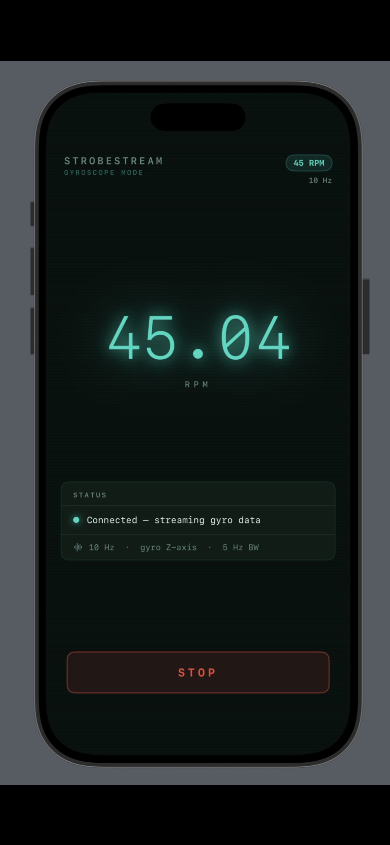 StrobeCaptureGyro — live streaming